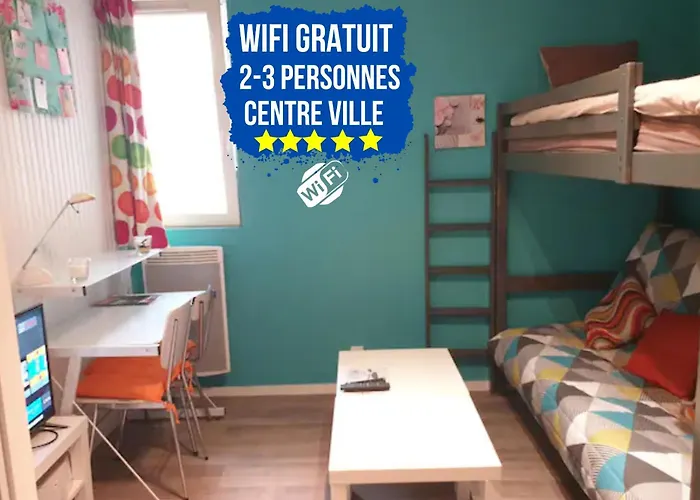 Studio Simplicien *Cosy* Plein Centre Ville De Poitiers *Tv* Wifi *Cafe*